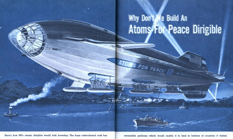Illustration for article titled Nuclear-Powered Vehicle Concepts from the Mid-20th Century